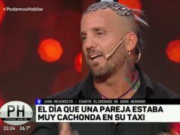 Juan de Gran Hermano contó cuando paró el taxi por una pareja que quería tener sexo