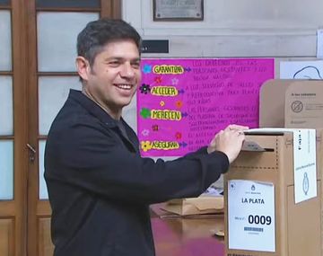 Votó Axel Kicillof: Hay que salir a votar
