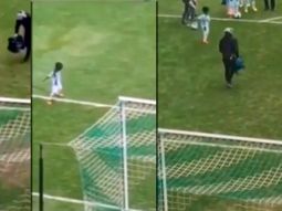 el mejor imitador: un nene festejo como cristiano ronaldo e hizo reir a todo el estadio el mejor imitador: un nene festejo como cristiano ronaldo e hizo reir a todo el estadio