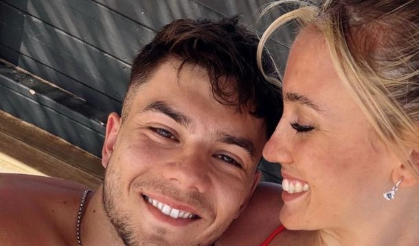 Lucas Blondel y Morena Beltrán. Lucas Blondel y Morena Beltrán.