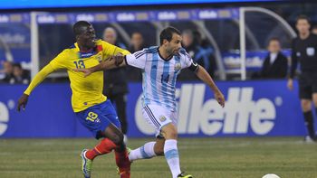 sin messi, argentina no pudo con ecuador en nueva jersey sin messi, argentina no pudo con ecuador en nueva jersey