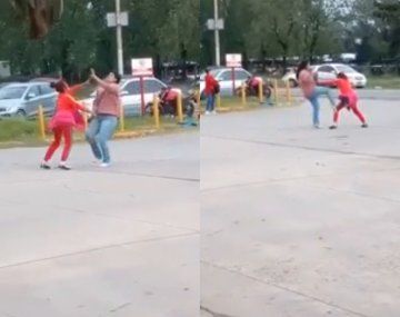Insólito episodio en Merlo: dos mujeres se pelearon por un colectivero