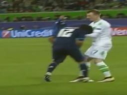 patetico: mira la insolita simulacion de un brasileno del real madrid patetico: mira la insolita simulacion de un brasileno del real madrid