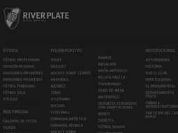 El canal de River en You Tube se encuentra cancelado El canal de River en You Tube se encuentra cancelado