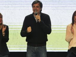 Gladys González, Esteban Bullrich y Marìa Eugenia Vidal