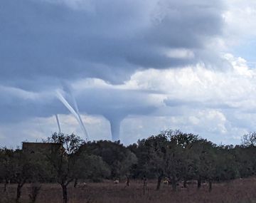 España: cayeron 808 rayos por una tromba marina