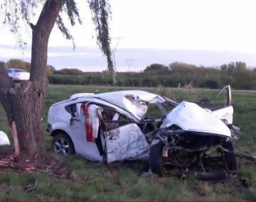 Accidente fatal en Ruta 9: un hombre murió tras chocar su auto contra un árbol