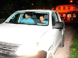 Intendente Galli saliendo de declarar ante Susana Alonso Intendente Galli saliendo de declarar ante Susana Alonso