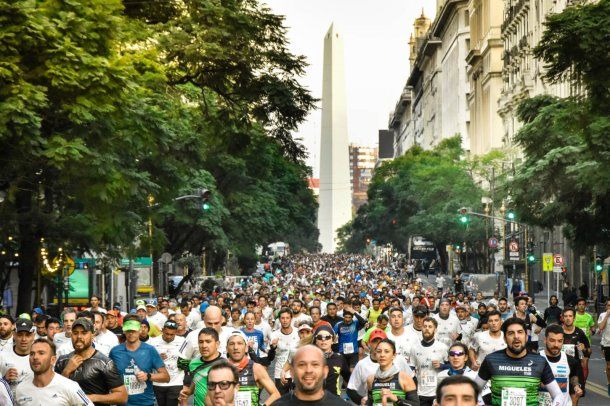 Se corre el medio maratón de Buenos Aires