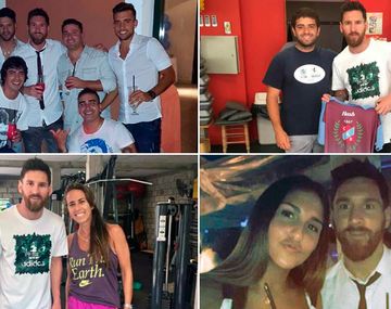 Messi, descansando en Rosario