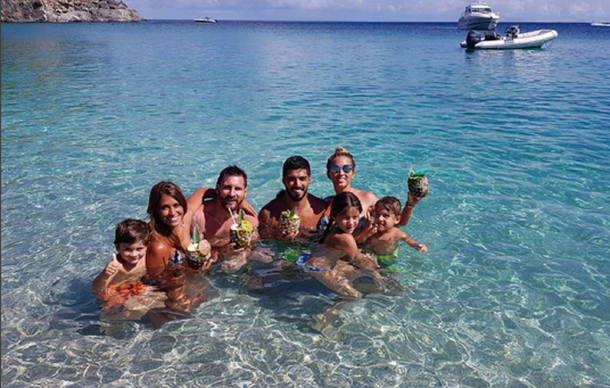 Lionel Messi y Antonela Roccuzzo