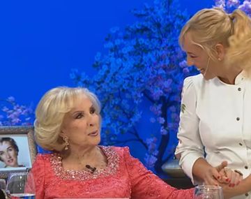 Jimena Monteverde grabó para el programa de Mirtha