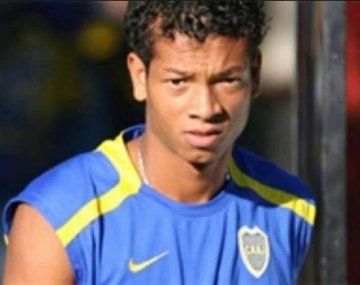 Fredy Guarín en su paso por Boca en 2005