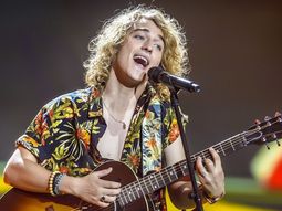 Manel Navarro en la final del festival de Eurovisión