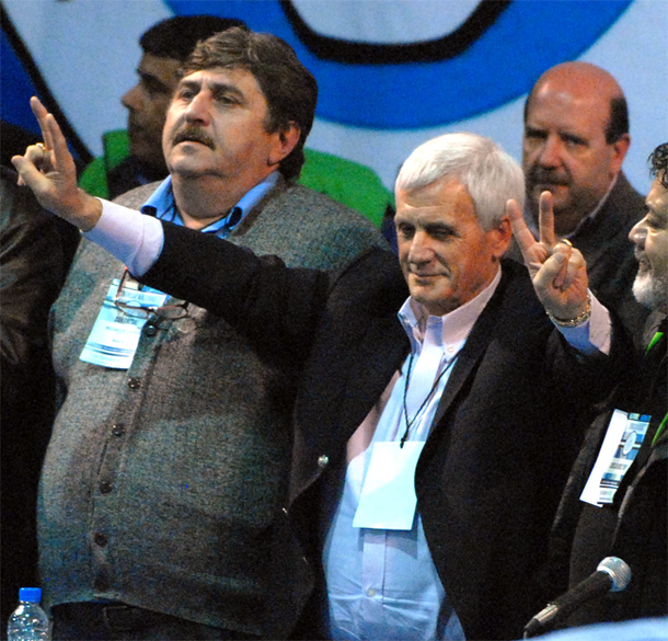 Primera reunión de la conducción de la CGT Alsina