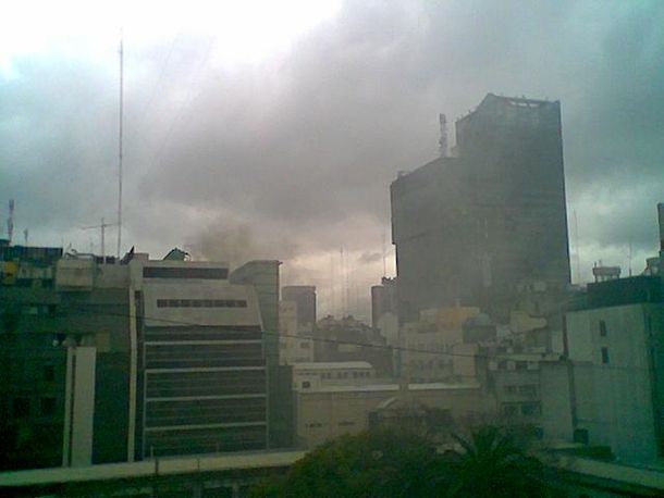 Incendio banco central cristian adorisio