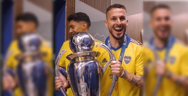 Boca campeón: la dedicatoria de Benedetto para Racing