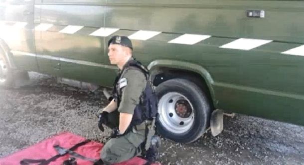 Gendarmería secuestró tres granadas en Fuerte Apache