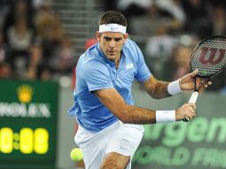 Del Potro, en el segundo punto de la serie ante Karlovic Del Potro, en el segundo punto de la serie ante Karlovic