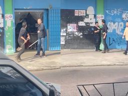 Relato salvaje en súper chino de Castelar: a los palazos por un agua mineral