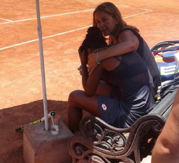 La chilena iba por el título y lo tenístico quedó en segundo plano