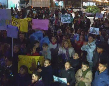 Marcha de antorchas en Corrientes por Loan Danilo Peña