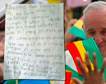 La emotiva historia de un nene y el Papa que llegó a Radio 10