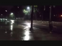 Por el fuerte temporal