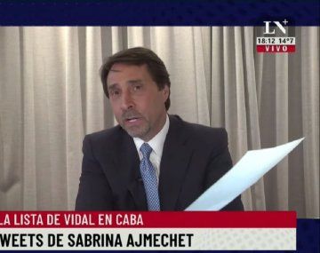 Feinmann arremetió contra la candidata de Bullrich pero con un curioso fallido