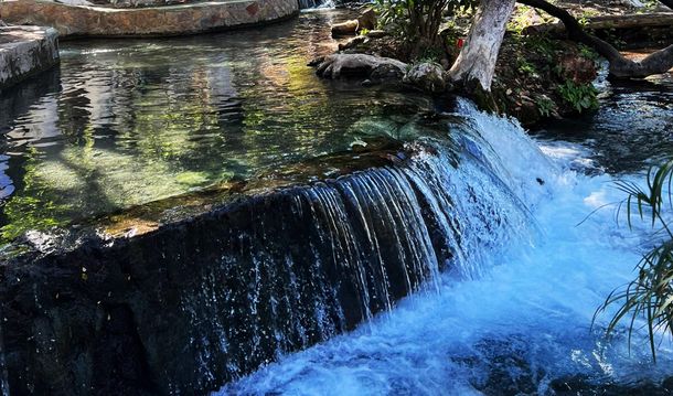 El espectacular Balneario Las Huertas.