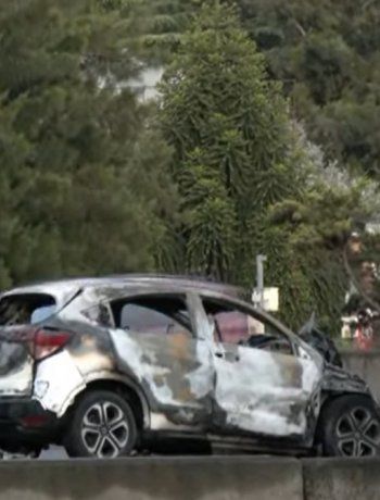Choque, incendio y muerte en la Panamericana Choque, incendio y muerte en la Panamericana