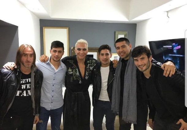 Juan Román Riquelme fue a ver a Flavio Mendoza
