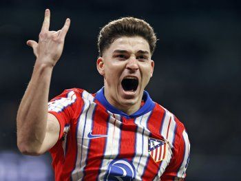 Julián Álvarez en el Atlético de Madrid (Foto: @atleti en X).