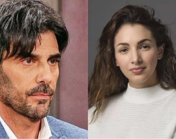 Juan Darthés y thelma Fardin, actores.