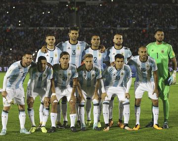 Así formó Argentina en las Eliminatorias Sudamericanas 2018
