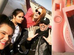 emotivos mensajes y divertidas fotos de rial con sus hijas y kampfer al terminar su viaje emotivos mensajes y divertidas fotos de rial con sus hijas y kampfer al terminar su viaje