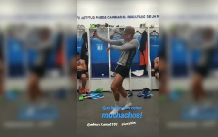 El baile de Centurión en calzoncillos