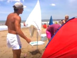 Quisieron echar a una familia de una playa pública Quisieron echar a una familia de una playa pública