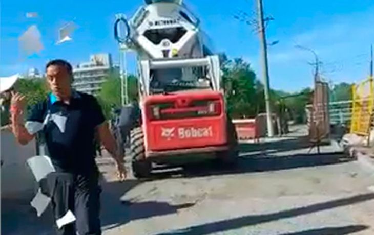 Una abogada fue golpeada al intentar impedir trabajos en una reserva natural