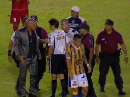 Daniel Bazán Vera entró desencajado al campo de juego
