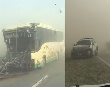 El temporal provocó varios choque en Rosario.&nbsp;