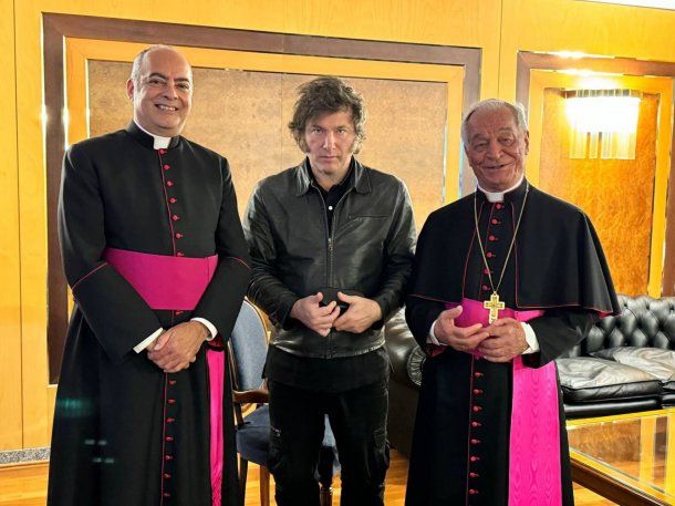 Javier Milei llegó a Roma para reunirse con el Papa Francisco
