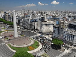 Cómo se vería la Ciudad de Buenos Aires si tuviera montañas. (Foto: Il Porfesional).