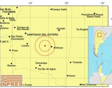 Santiago del Estero: sorpresa por un sismo de 5,4 grados
