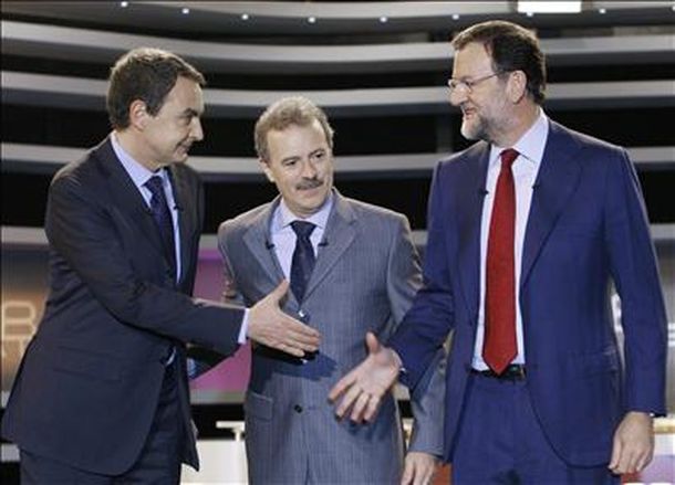 José Luis Rodríguez Zapatero y Mariano Rajoy