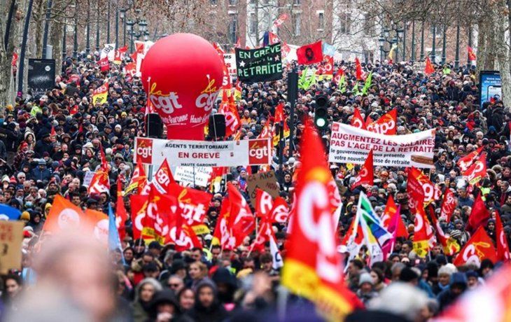 Centrales obreras francesas marcharán el 24 de enero a la embajada en París