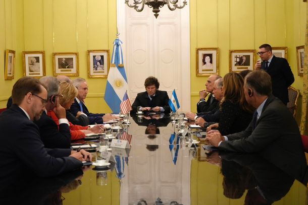 Javier Milei recibió a congresistas de Estados Unidos