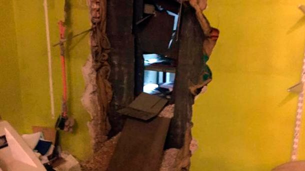 Golpe boquetero a una casa de cambio en La Plata: robaron $120 mil