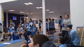 la reaccion de los jugadores del city al sorteo con el barcelona la reaccion de los jugadores del city al sorteo con el barcelona