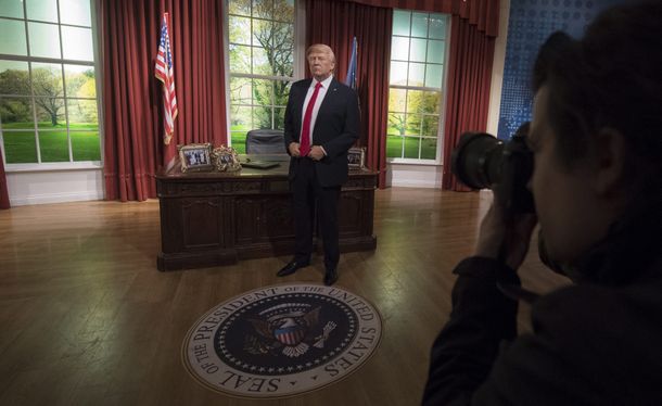 Estatua de cera de Donald Trump en el&nbsp;Museo Madame Tussauds de Orlando